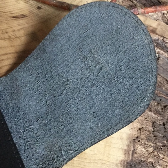 Leather belt pouch treat equestrian dog travel medieval Viking goth Coachella - Picture 4 of 8